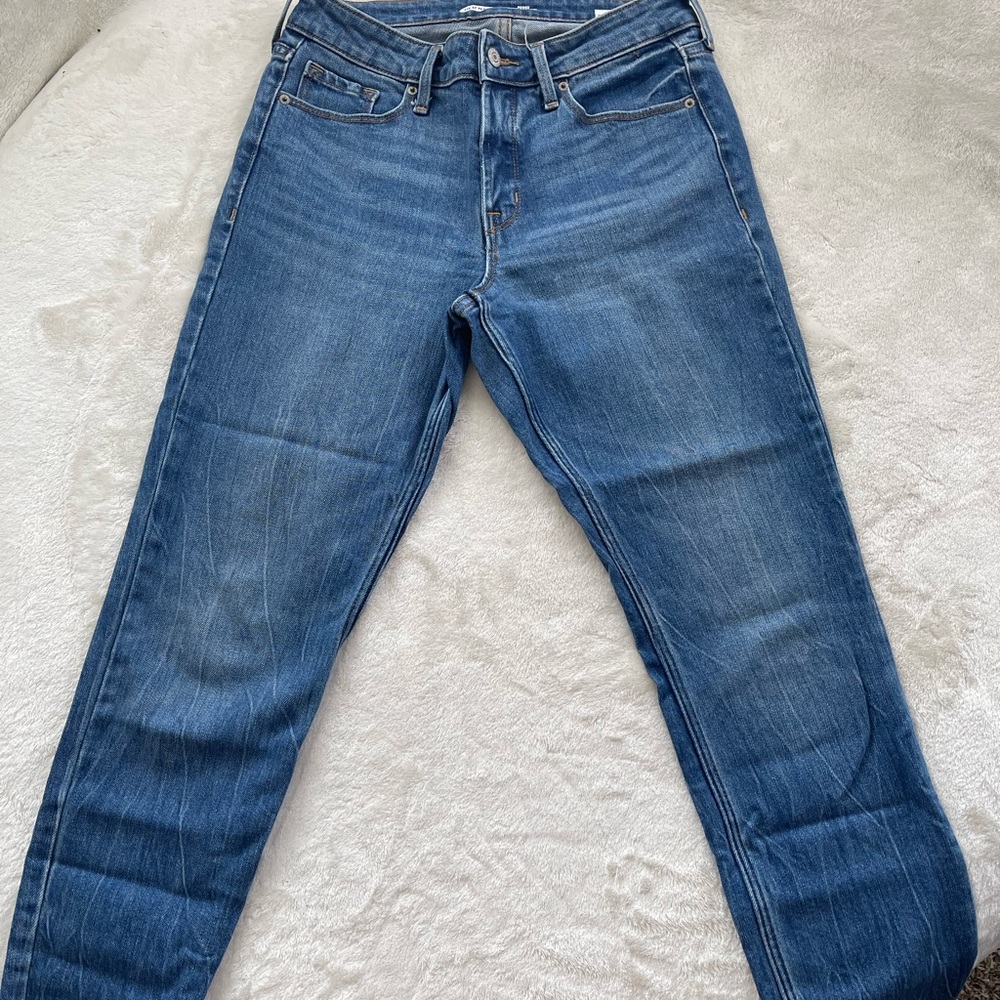 OLD NAVY High Rise Power Slim Straight jeans💛